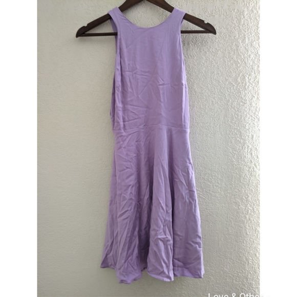 Urban Outfitters Dresses & Skirts - UO Silence + Noise Lavender Open Back Skater Mini Dress